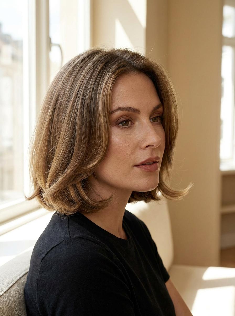 Bob mit weicher Blowout-Form - Bob Frisur stylen